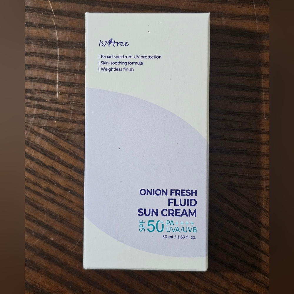 ISNTREE  Onion Fresh Fluid Sun Cream SPF 50+